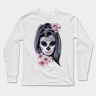 Caveira Mexicana Long Sleeve T-Shirt